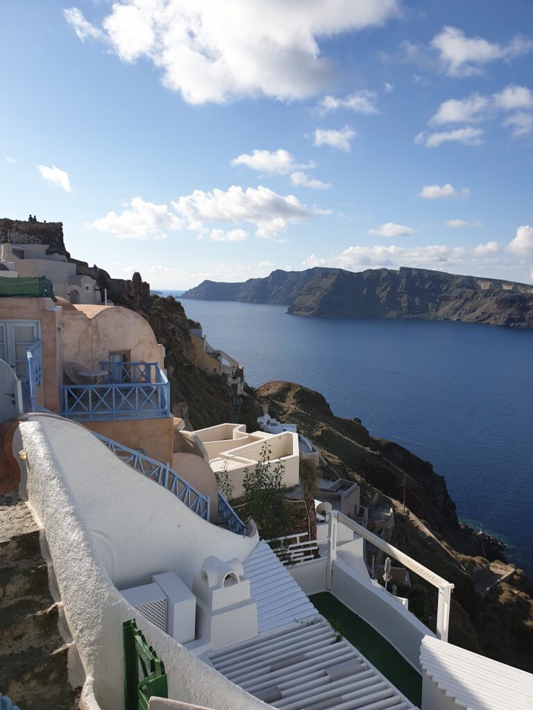 Oia Anemi House terrace view